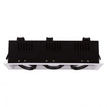 cadra spot cardan 230v 3 x 10w 24° 4000k blc orient (76348)