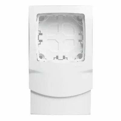 Cadre Appareillage saillie 1 poste pose le long des moulures DLPlus �paisseur 12,5mm - blanc (031404)