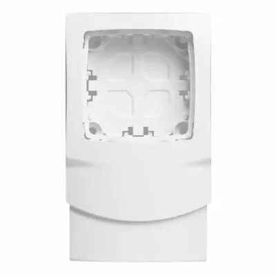 Cadre Appareillage saillie 1 poste pose le long des moulures DLPlus �paisseur 20mm - blanc (031408)