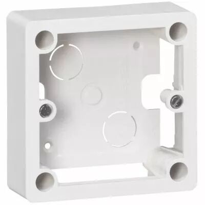 Cadre saillie - 1 poste - pour socle et sortie de c�bles - 100x100x36 mm (055849)