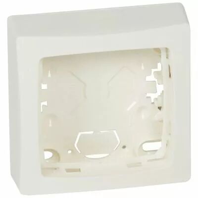 Cadre saillie 1 poste Appareillage saillie blanc (086091)