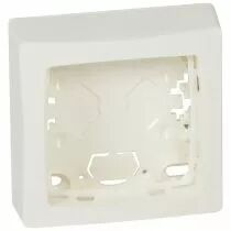Cadre saillie 1 poste Appareillage saillie blanc (086091)