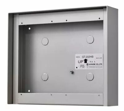 Cadre saillie aluminium avec visi�re 2 x 2 modules p/gt (GT202HB)