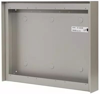 Cadre saillie aluminium avec visi�re 3 x3  modules p/gt (GT303HB)