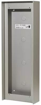 Cadre saillie aluminium avec visi�re 4 modules p/gt (GT104HB)