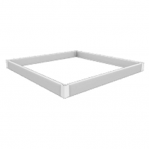cadre saillie en kit 60x60 en aluminium (embouts en polycarbonate) (302213)