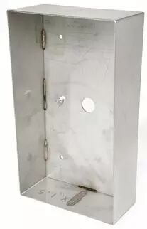 Cadre saillie inox avec visi�re pour platines kda2&kda4 (SKDA)