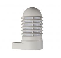 CALEO - Applique Mur Ext. IP44 IK07, blanc, E27 75W max., lampe non incl. (1777)