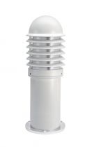 CALEO 1 - Borne Ext. IP44 IK07, blanc, E27 100W max., lampe non incl., haut.42cm (1778)