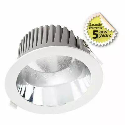 capella downlight diam 215mm 40w 4000k ip43/ip20 ik07 dali 5ans (400020)