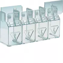 Capot cache borne 4P inter 63A (HZC214)