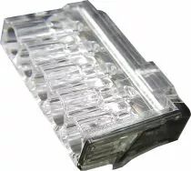 CAPRI - 100 Bornes de connexion SLIM 5 entr&eacute;es pour fils rigides 0,5 &agrave; 2,5mm2 24A-450V (CAP307105)