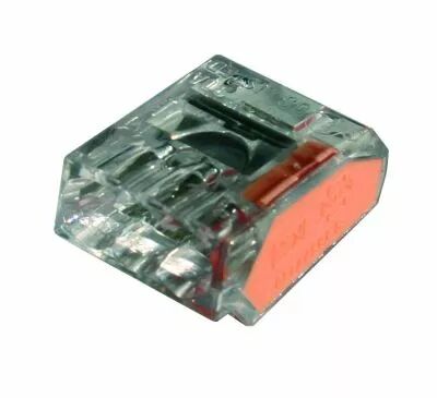 CAPRI - 100 Bornes de connexion STAND 3 entr�es pour fils rigides 0,5 � 2,5mm2 24A-450V (CAP309285)