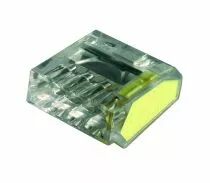CAPRI - 100 Bornes de connexion STAND 4 entr&eacute;es pour fils rigides 0,5 &agrave; 2,5mm2 24A-450V (CAP309286)