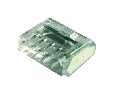 CAPRI - 50 Bornes de connexion STAND 5 entr�es pour fils rigides 0,5 � 2,5mm2 24A-450V (CAP309287)