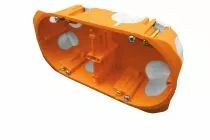 CAPRI - Boite BBC CAPRITHERM+ 2 poste 40mm &Oslash;67mm pattes multimat&eacute;riaux  (CAP723200)
