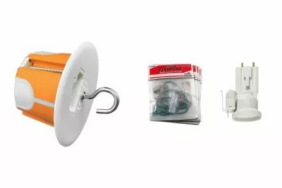 CAPRI - Boite BBC CAPRITHERM+ Pdc douille fiche fixoplaf pattes multimat�riaux plafond (CAP723554)