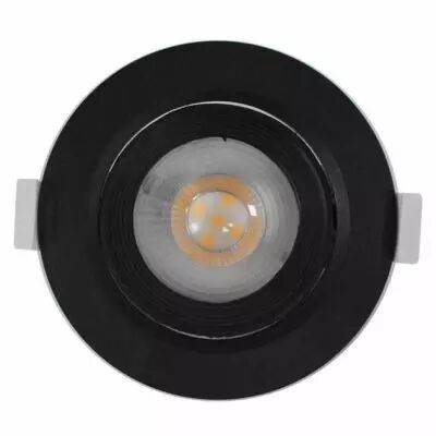 carat spot diam 120mm noir 10w 4000k  (7636200)