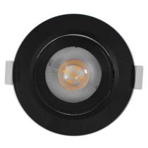 carat spot diam 120mm noir 10w 4000k  (7636200)