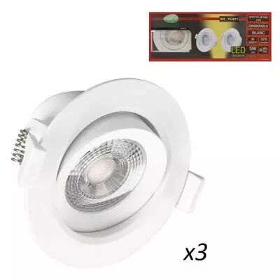 carat spot diam 90mm 5w 3000k pack de 3  (763617)