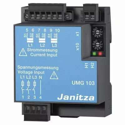 Centrale de mesure modulaire UMG 103-CBM t�tra sans affichage principales grande (5228001)