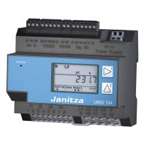 Centrale de mesure modulaire UMG 104 tri/tétra 4Mo de mémoire 2 entrées 2 sortie (5220201)