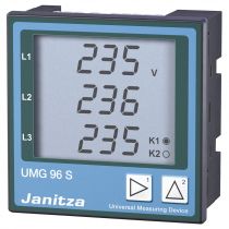 Centrale de mesure UMG 96S tétra principales grandeurs électriques et harmonique (5213009)