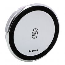 Chargeur sans fil 15W rond diamètre 80 mm Aluminium (077641L)