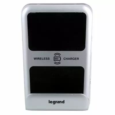 Chargeur sans fil induction 3A 10W semi encastr� IP66 IK08 - couleur alu (077699L)