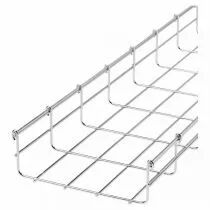 chemin de c&acirc;bles en fils d\'acier soud&eacute;s bfr60 - longueur 3 m&egrave;tres - largeur 100mm - finiteur ez (mv50431)