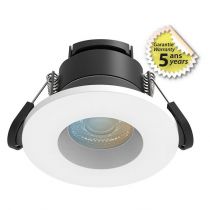 chroma fixe spot bbc ø 88mm encas 6w 27k/3k/4k ip65 dim recouv 5ans (763401)