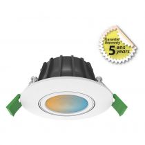 chroma orient spot bbc diam 81mm encas 6w 27k/3k/4k dim recouv 5ans (763410)