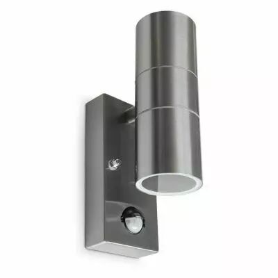 clairette d/i appl 2 x gu10 cylindrique + detec ip44 inox 316l (700380)