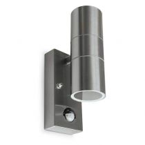 clairette d/i appl 2 x gu10 cylindrique + detec ip44 inox 316l (700380)