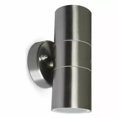 clairette d/i appl 2 x gu10 cylindrique ip44 inox 316l (700350)