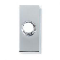 Classique bouton poussoir Luna non lumineux chrome (D630)