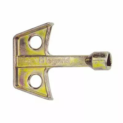 Cl� m�tal pour empreintes - triangle m�le de 6,5 mm (036539)