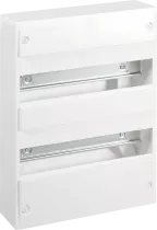 coffret 26 modules 2 rang&eacute;es avec bornier p+n+t (19006)