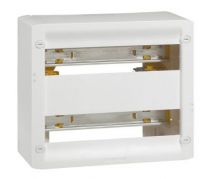 Coffret basique DRIVIA 18 modules à équiper - 250 x 355 mm - 2 rails DIN