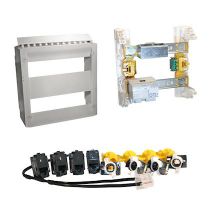 Coffret Basique economique equipe 4 prises RJ45 Drivia 13 (413208)