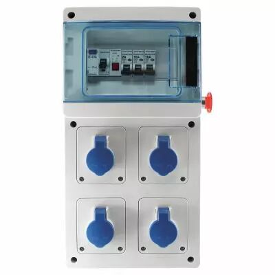 Coffret de chantier mono 4PC 2P+T (19200)