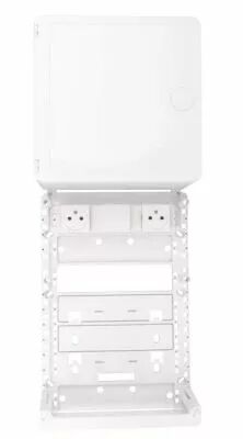 Coffret de communication Grade 3 TV 8RJ45 - DTI - PORTE (IDST625THD8RJ6AP)