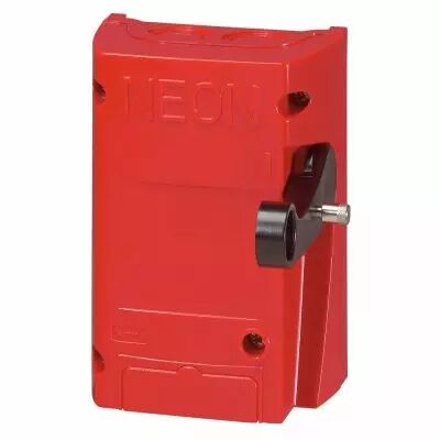 Coffret de s�curit� rouge pr coupure enseigne lumineuse-2P-16 A-250 V-ss voyant (038051)