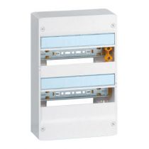 Coffret Drivia 13 modules - 2 rangées - IP30 - IK05 - Blanc RAL 9003 (401212)