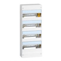 Coffret Drivia 13 modules - 4 rangées - IP30 - IK05 - Blanc RAL 9003 (401214)