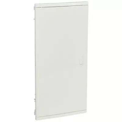 Coffret encastr� - porte isolante galb�e - 4 rang�e - 48+8 mod - blanc RAL 9010