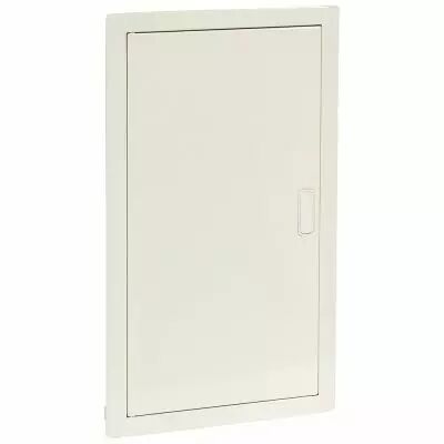 Coffret encastr� - porte m�tal extra plate - 3 rang�e - 36+6 mod-blanc RAL 9010