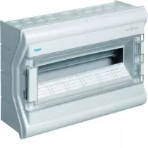 Coffret étanche vector IP55 1 rangée 18 modules h 302mm l 418mm (VE118F)