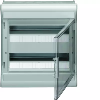 Coffret �tanche vector IP55 2 rang�es 36 modules h 452mm l 418mm (VE218F)