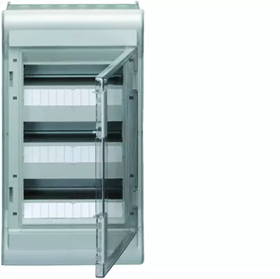 Coffret �tanche vector IP55 3 rang�es 36 modules h 552mm l 310mm (VE312F)
